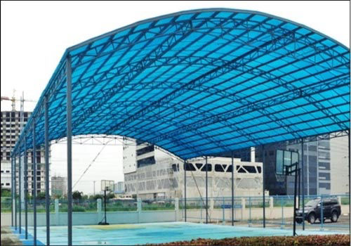 Polycarbonate Skylight roofing sheet work